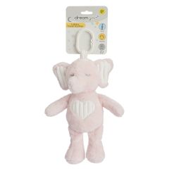 Lullaby Travel Soother - Pink Elephant
