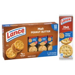 Lance Malt Peanut Butter Sandwich Crackers