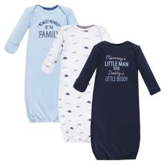 3-Piece Baby Gowns - Mommy's Little Man