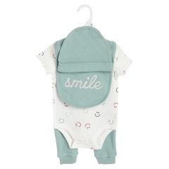 4-Piece Smiley Face Baby Clothing Set