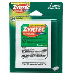 Zyrtec Allergy Relief Single Dose Individual Packets
