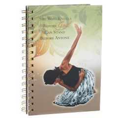 African American Expressions - She Who Kneels before God Spiral Journal