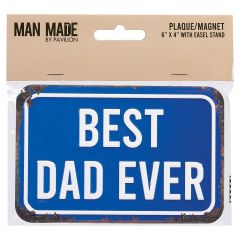 Best Dad Ever Tin Plaque