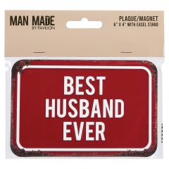 Best Husband Ever Tin Plaque