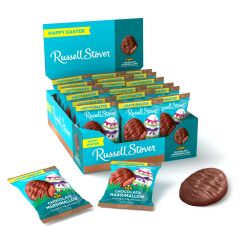 Russell Stover Chocolate Eggs - Marshmallow - 18ct Display