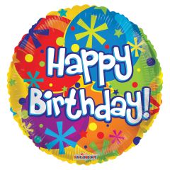 Happy Birthday Fun Foil Balloon