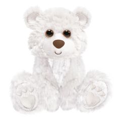 Valentine Willoughby White Plush Bear