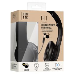 Gen Tek H1 Foldable Stereo Headphones With Lightning Connector