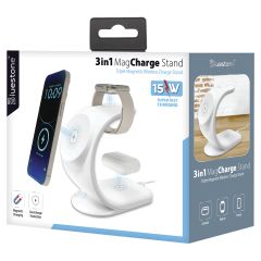 Bluestone 3-in-1 Magnetic Wireless Super Fast Charge Stand