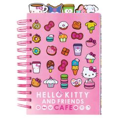 Hello Kitty and Friends Cafe Jumbo 5-Tab Journal