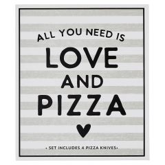All You Need is Love Pizza Knives Set