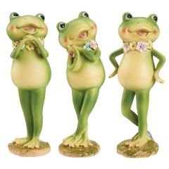 Indoor-Outdoor Standing Frog Figures