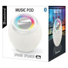 Bluetooth Music Pod Color-Changing Sphere Speaker