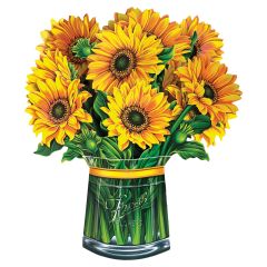 FreshCut Paper Flower Bouquet - Sunflowers