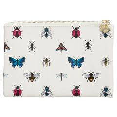 Deluxe Zipper Pouch - Butterflies & Insects