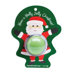 Have a Holly Jolly Christmas Santa Bath Bomb