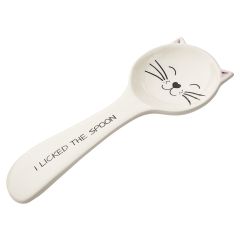 I Licked The Spoon Ceramic Cat Spoon Rest