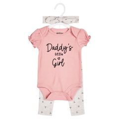 3-Piece Baby Clothing Set - Daddy's LIttle Girl