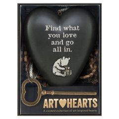 Art Hearts - Winnie the Pooh - Find What You Love and Go All In