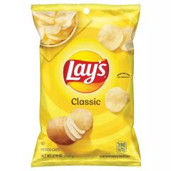 Lay's Classic Potato Chips - Peggable Bags - Extra Large Value Size