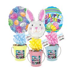 Easter Kelliloon Pail with Hershey's Kisses