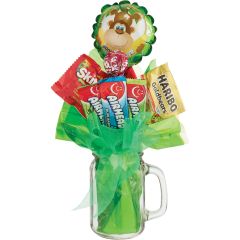 Get Well Mason Jar Kelliloons with Candy Assortment