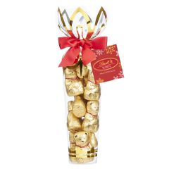 Lindt Mini Milk Chocolate Teddy Tower - Christmas