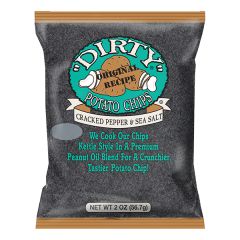 Dirty All Natural Potato Chips - Cracked Pepper& Sea Salt