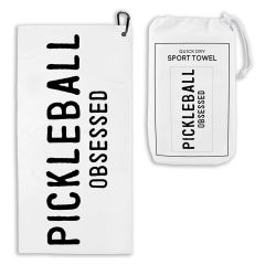 Quick Dry Sport Towel with Pouch - Pickleball Obsessed