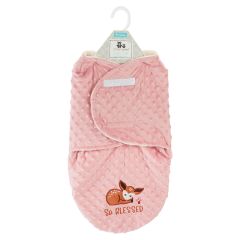 Soft Swaddle Sack with Applique - So Blessed
