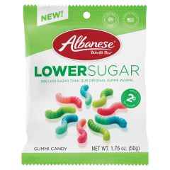 Albanese Lower Sugar Gummi Worms