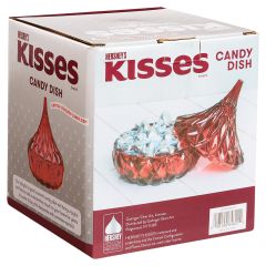 Hershey's Kiss Red Crystal Candy Dish
