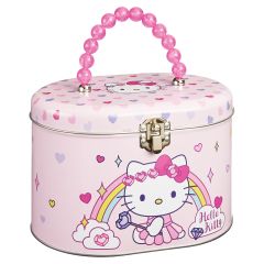 Licensed Hello Kitty Tin Carry-All with Beaded Handle