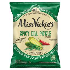 Miss Vickie's Spicy Dill Pickle Kettle Cooked Potato Chips - Large Single Serving Size