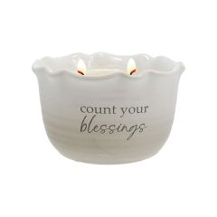 Soy Wax Double Wick Reveal Candle with Hidden Message - Beyond Blessed