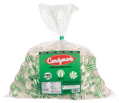 Candyman's Jumbo Spearmint Candy Balls - Refill Bag for Changemaker Tubs