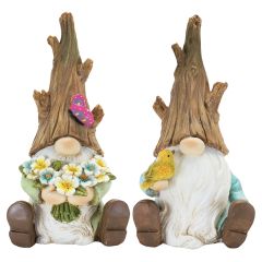 Gnome Figures With Flowers