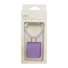 USB-C to Lightning Braided Cable - Lilac