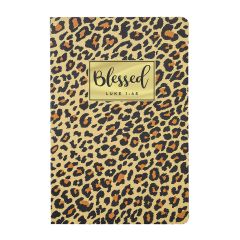 Journal - Blessed - Leopard Print