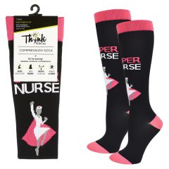 Fashion Compression Socks - Super Nurse