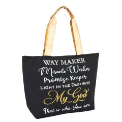 African American Expressions - Way Maker My God Tote