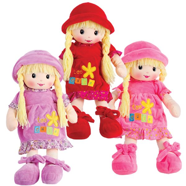 Wholesale Plush Dolls with Yarn Hair