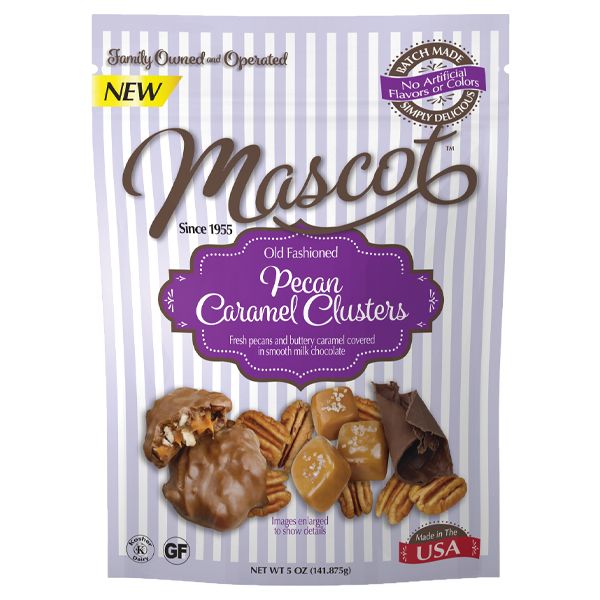 Wholesale Mascot Snack Company Old Fashioned Pecan Caramel Clusters