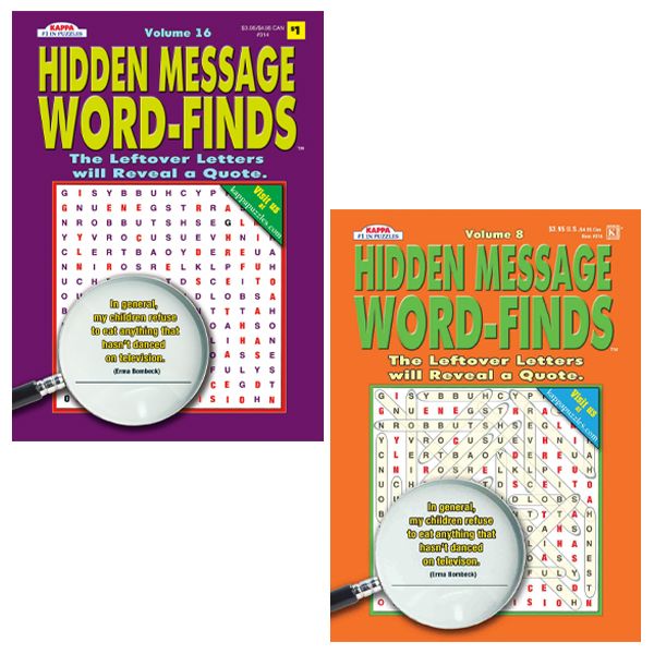 Wholesale Hidden Message WordFinds Puzzle Books | Kelli's Gift Shop ...
