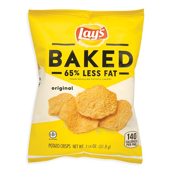  Baked, Lay's Original Potato Crisps, 1.125 Ounce (Pack