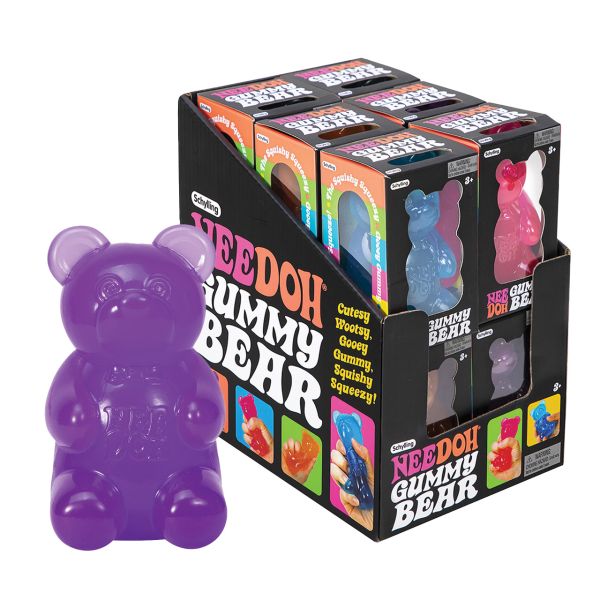 Gummy Bear Stress Toy - Party Favors - 12 Pieces, Assorted