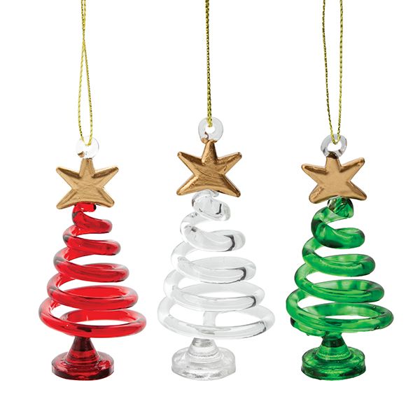 Wholesale Glass Spiral Christmas Tree Ornament | Kelli's Gift Shop ...