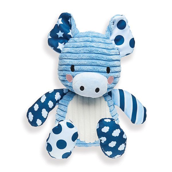 Pitter Patter Pals Blue Monkey Stuffed Animal Baby Gift Plush Animal Brand New 
