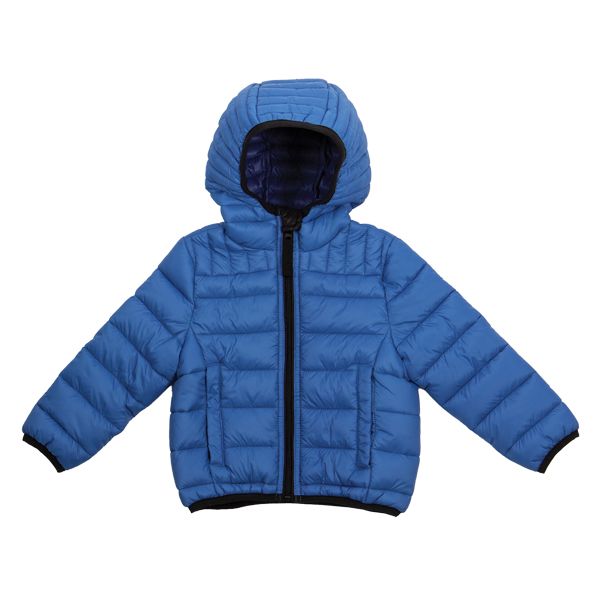 Wholesale Infant's Packable Puffer Jacket with Hood - Blue | Kelli's ...