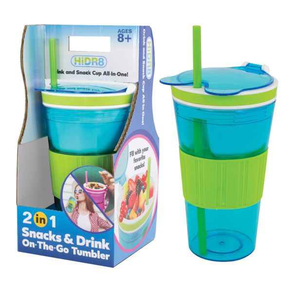 Wholesale HiDR8 Drink and Snack Cup On the Go Tumbler